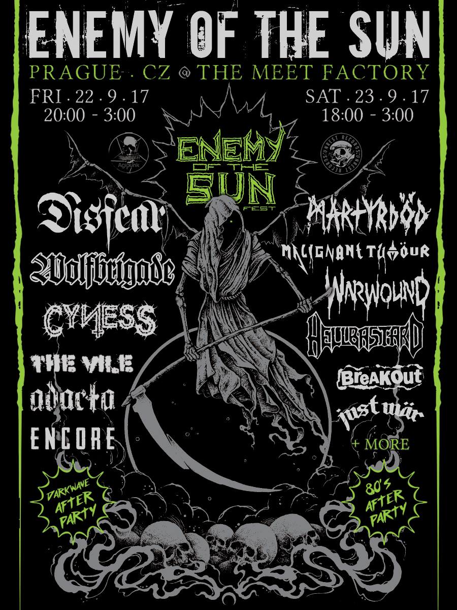 Unrest Records presents: Enemy of the Sun Festival 2017 | MeetFactory ...